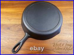Lodge #7 Vintage Restored Cast Iron Skillet 3-Notch Logo