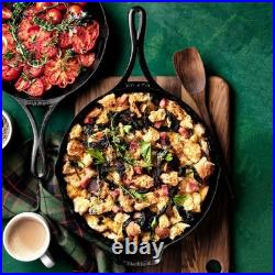 Lodge Blacklock Triple Seasoned Cast Iron Skillet Set of 2 Frying Pans