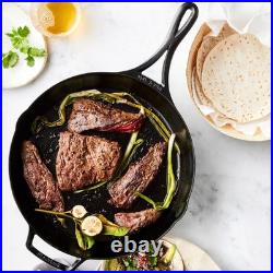 Lodge Blacklock Triple Seasoned Cast Iron Skillet Set of 2 Frying Pans