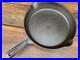 Lodge Cast Iron #9 No Notch Skillet with Raised Number On Handle