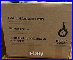 Lodge Cast Iron Camp Dutch Oven #6 1 quart 3 leg + lid new in box discontinued