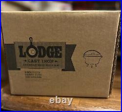 Lodge Cast Iron Camp Dutch Oven #6 1 quart 3 leg + lid new in box discontinued
