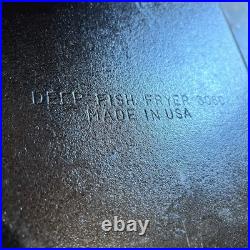 Lodge Cast Iron Deep Fish Fryer Duck Edition 4 Deep 3060 Patent 219833