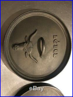 Lodge Cast Iron Elk And Steer Dutch Oven Covers