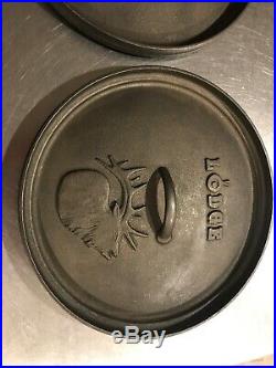 Lodge Cast Iron Elk And Steer Dutch Oven Covers