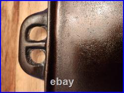 Lodge Cast Iron Long Griddle #9S, Numeric Ghost Marks, 20.25 L X 9.5 W, c1930s