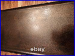 Lodge Cast Iron Long Griddle #9S, Numeric Ghost Marks, 20.25 L X 9.5 W, c1930s