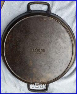 Lodge Cast Iron Monster! Hotel Skillet No. 20