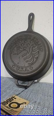 Lodge Cast Iron Skillet United We Stand