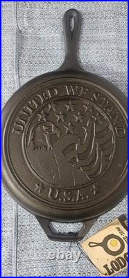 Lodge Cast Iron Skillet United We Stand