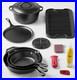 Lodge Classic Seasoned Cast Iron 8-Piece Cookware Set With Care Kit