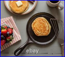 Lodge Cookware Set Black Cast Iron Round Pre-Seasoned Easy-Grip Handles 5-Piece