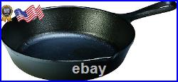 Lodge Seasoned Cast Iron 5 Piece Bundle. 10.5 Griddle 8 Skillet Dutch Oven