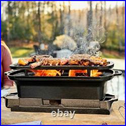 Lodge Sportsman's Pro Hibachi-Style Cast Iron Grill