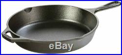 Lodge Strong Rugged Cast Iron 5 Piece Set Dutch Oven/Griddle/ 10¼ & 8 Skillets
