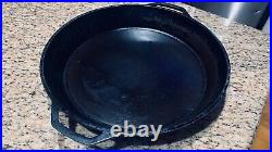 Lodge cast iron skillet 17 17SK Vintage antique rare