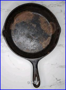 Lot of 9 Vintage Cast Iron Skillets & Griddle Pans Unmarked & Nexgrill Resto