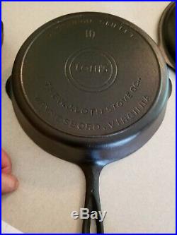 Loth's Stove Company #10 Skillet With Lid