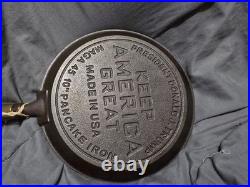 MAKE TRUMP PANCAKES! With MAGAPAN 10 Cast Iron Skillet