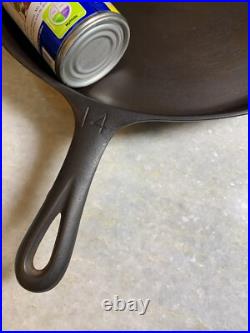 MASSIVE HUGE EXTRA LARGE Cast Iron Fry Pan Skillet #14 15.25 Wagner Griswold