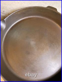 MASSIVE HUGE EXTRA LARGE Cast Iron Fry Pan Skillet #14 15.25 Wagner Griswold
