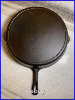 MASSIVE HUGE EXTRA LARGE Cast Iron Fry Pan Skillet #14 15.25 Wagner Griswold