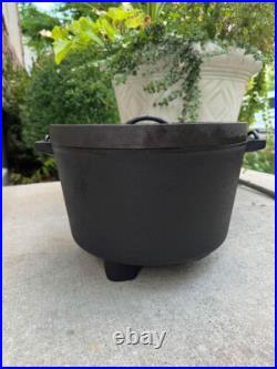 Maca 13? Deep Cast Iron Camp Dutch Oven 12 qt. NFB