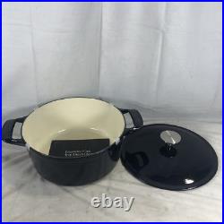 Made. In CookWare Dutch Oven 5.5 Qt Blue Enameled Cast Iron