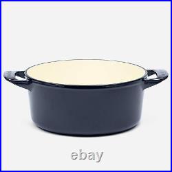 Made In Cookware Dutch Oven 5.5 Quart-Enamed Cast Iron (Blue) -Made In France