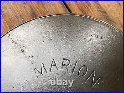 Marion Cast Iron #10 Skillet with Erie Ghost Marks