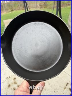 Marion Cast Iron #8 Cast Iron Skillet with ERIE Ghost Mark In Top Casting