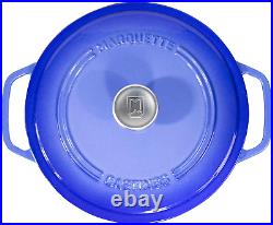 Marquette Castings 4 Qt. Cast Iron Dutch Oven (Superior Blue)