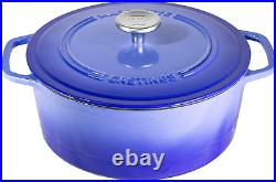 Marquette Castings 4 Qt. Cast Iron Dutch Oven (Superior Blue)