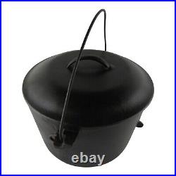 Martin Hamburger Logo #8 Cast Iron Dutch Oven Self Basting Lid, 10 1/4 Inch