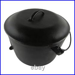 Martin Hamburger Logo #8 Cast Iron Dutch Oven Self Basting Lid, 10 1/4 Inch