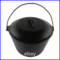 Martin Hamburger Logo #8 Cast Iron Dutch Oven Self Basting Lid, 10 1/4 Inch