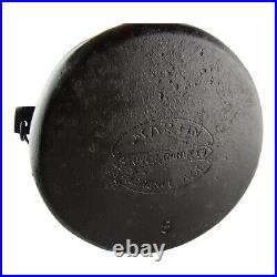 Martin Hamburger Logo #8 Cast Iron Dutch Oven Self Basting Lid, 10 1/4 Inch