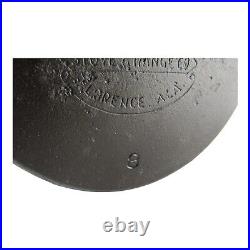 Martin Hamburger Logo #8 Cast Iron Dutch Oven Self Basting Lid, 10 1/4 Inch