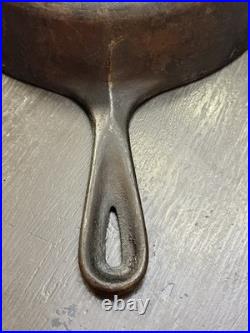 Martin Range & Stove Co #8 Cast Iron Hamburger Logo Skillet 1920-1950 Unmarked