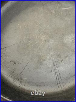 Martin Range & Stove Co #8 Cast Iron Hamburger Logo Skillet 1920-1950 Unmarked