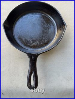 Martin Stove & Range 5Cast Skillet, Hamburger Logo 1920-1950Grandma collection