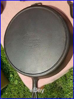 Martin Stove & Range Co Cast Iron Collection Skillet LID Griddle Toy Dutch Oven