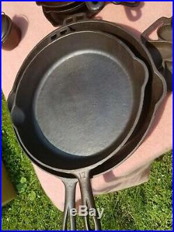 Martin Stove & Range Co Cast Iron Collection Skillet LID Griddle Toy Dutch Oven