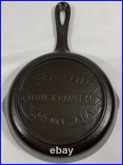 Martin Stove & Range Company Cast Iron 6 Skillet 3 Clean Restored & Seasoned