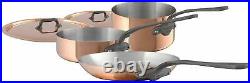 Mauviel M'150c2 Copper & Stainless Steel 5 Pieces Cookware Set 6450.01 NEW