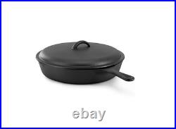 MegaChef 12 Pre-Seasoned Cast Iron Skillet withCast Iron