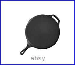 MegaChef 12 Pre-Seasoned Cast Iron Skillet withCast Iron