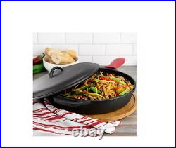 MegaChef 12 Pre-Seasoned Cast Iron Skillet withCast Iron
