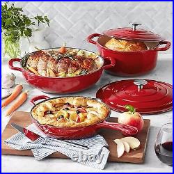 Member's Mark 5-Piece Enamel Cast Iron Set (Assorted Colors)