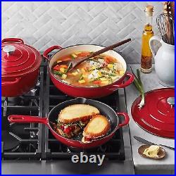 Member's Mark 5-Piece Enamel Cast Iron Set (Assorted Colors)